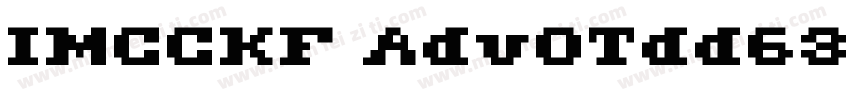 IMCCKF AdvOTdd63dae3字体转换